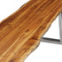 Rustika Rowe -  3 Piece Dining Set Solid Acacia Wood Brown